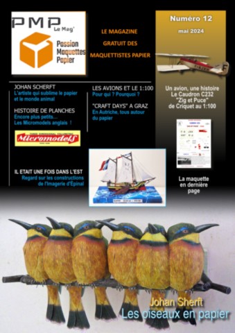 PMP Le Mag' N°12  - Maquette papier magazine