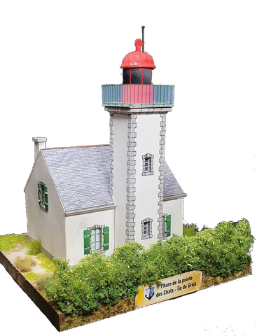 maquette papier Phare De La Pointe Des Chats