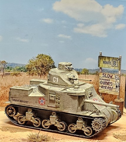 maquette en papier char M3 Lee
