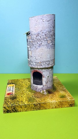 maquette papier pigeonnier de valeilles mirou