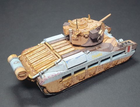 maquette en papier char Matilda