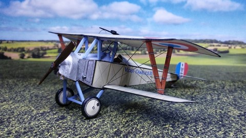 Nieuport Nie 10 en papier