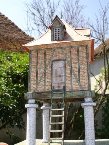 maquette en papier pigeonnier valence d'agen